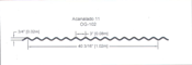 lamina traslucida acanalada OG 102