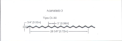 lamina traslucida acanalada O 30