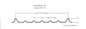 Lamina Traslucida Acanalada doble KR 18